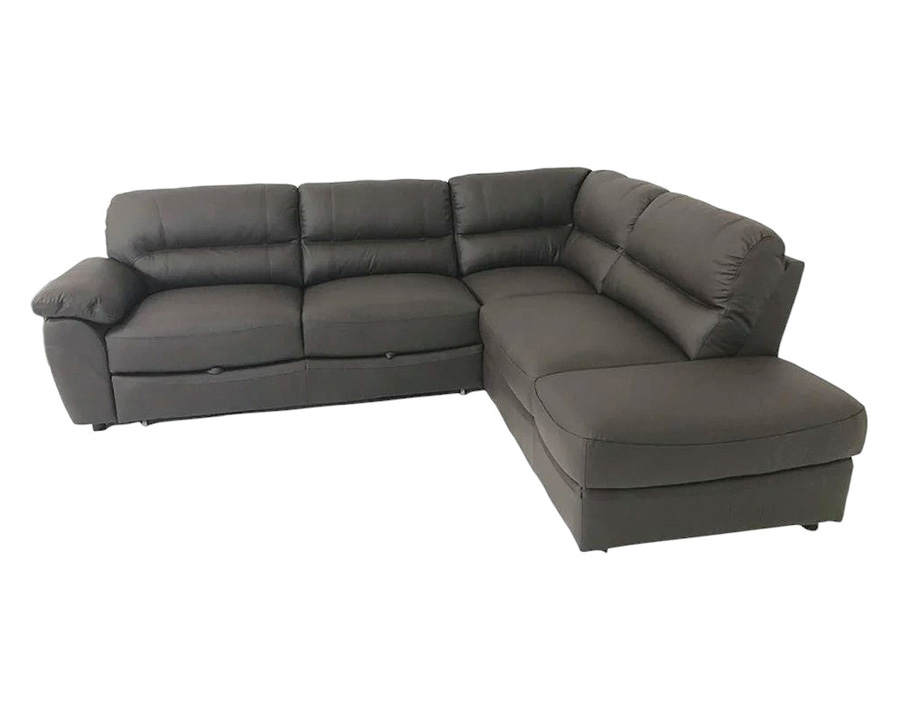 Maxima - Baltica Natural Leather Sleeper Sectional