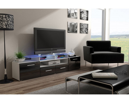 Maxima - Evora Modern TV Stand with Glossy Fronts