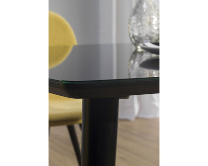 Maxima - Essai Rectangular Glass Top Dining Table