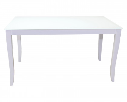 Maxima - Finezja Glass Top Dining Table with Extension