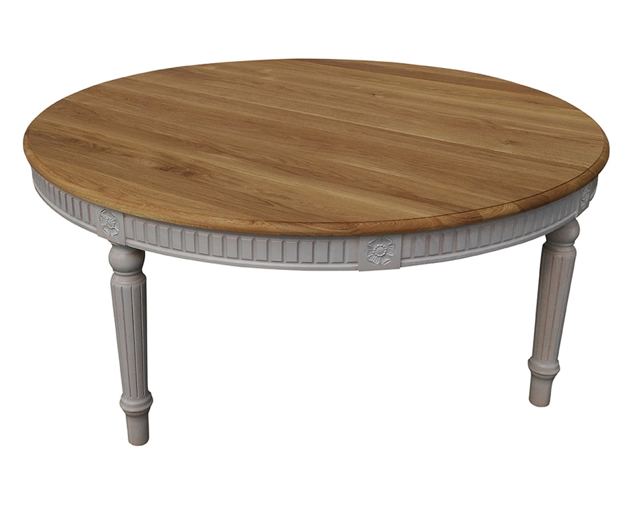 Maxima - Badi Solid Wood Round Dining Table Fl 120