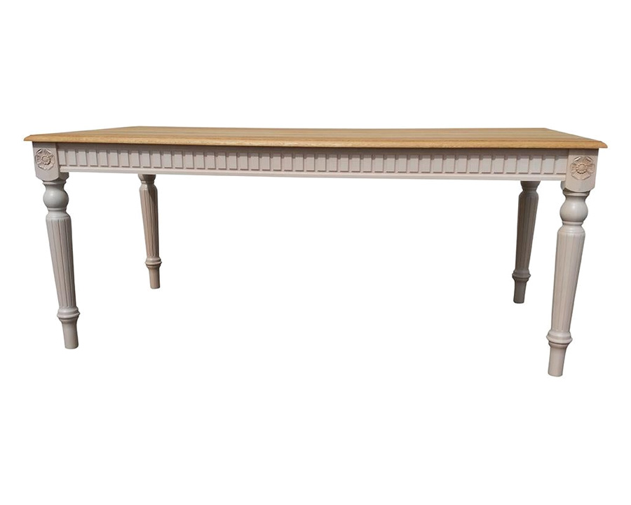 Maxima - Badi Rectangular Solid Dining Table in Massive Wood