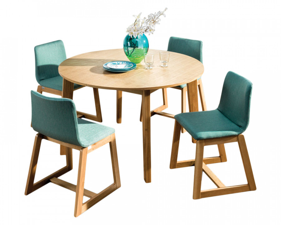 Maxima - Scandi Dining Set in Natural Oak Veneer