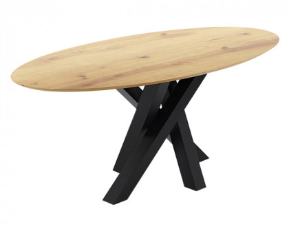 Maxima - Alisa Dining Table in Wood/Black