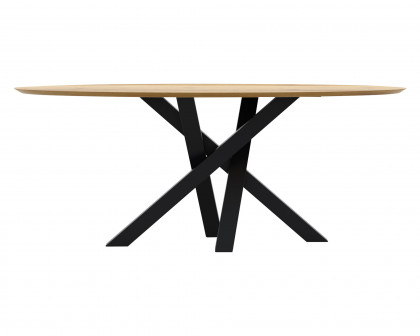 Maxima - Alisa Dining Table in Wood/Black