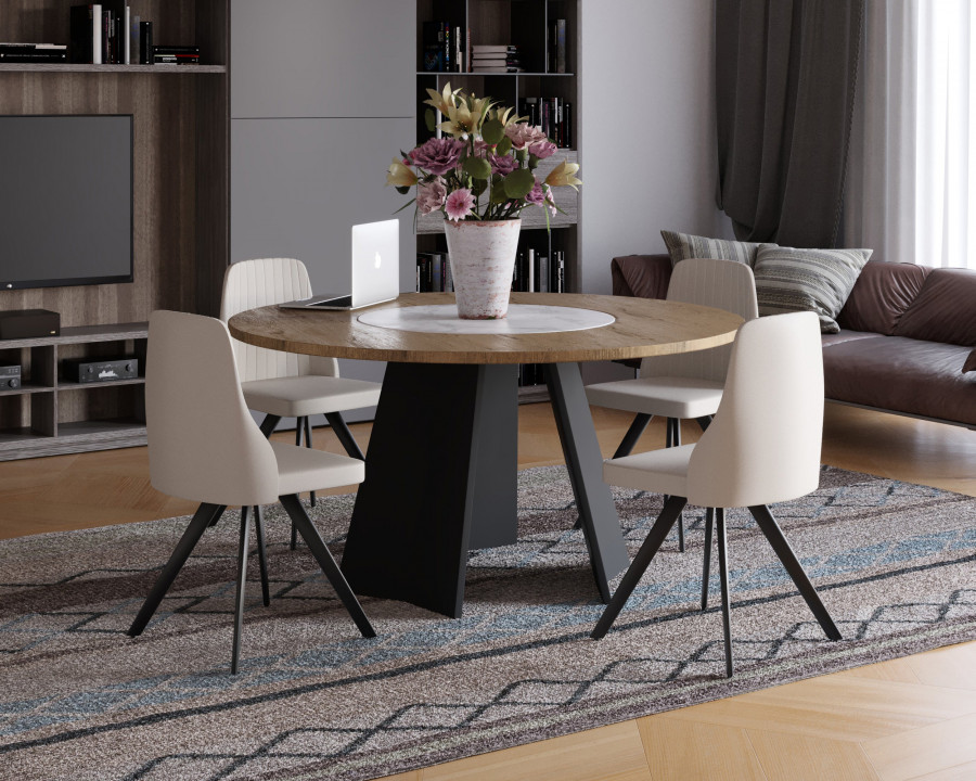 Maxima - Oriana Dining Set with 6 Chairs