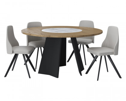 Maxima - Oriana Dining Set with 6 Chairs