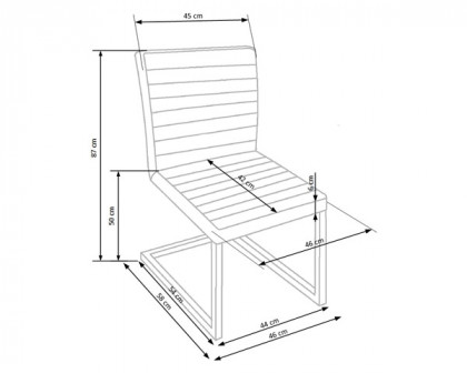 Maxima - Anie Dining Set with 2 Self-Storing Leaves Plus 6 Chairs