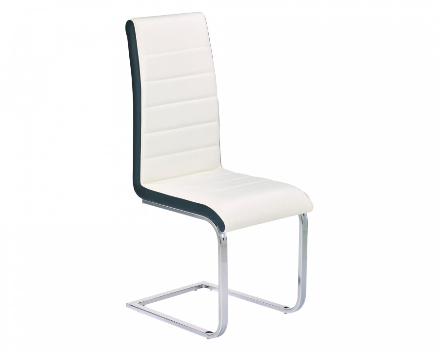 Maxima - Mira Dining Chairs, Set Of 4 in White/Black