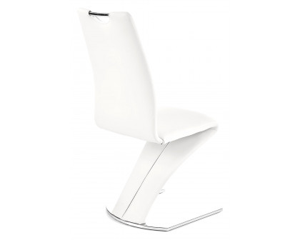 Maxima Keva Dining Chairs, Set Of 2 - White