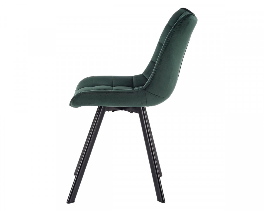 Maxima Amelia Dining Chairs, Set Of 2 - Green