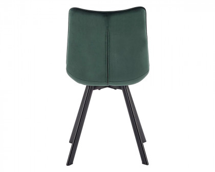 Maxima Amelia Dining Chairs, Set Of 2 - Green