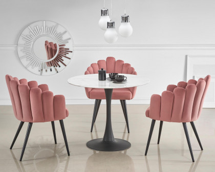 Maxima - Daphne Dining Chair in Pink