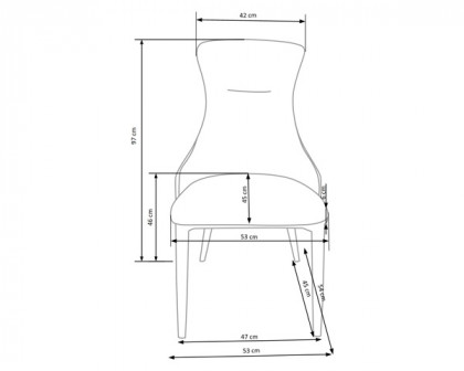 Maxima - Set of 2 Gaia Dining Chair