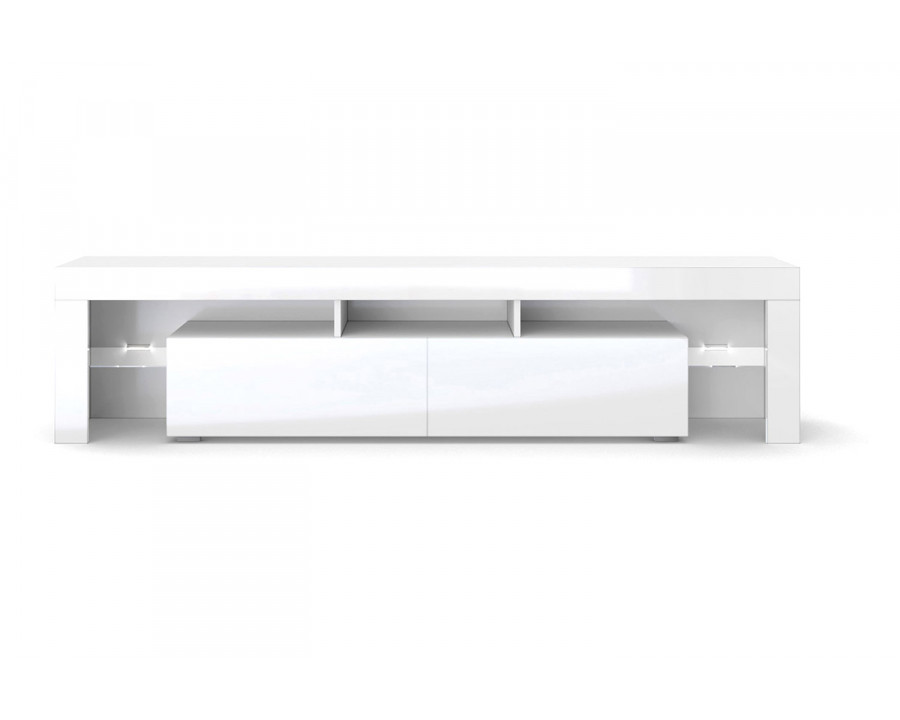 Maxima Reva 190 TV Stand - White, 74.8"