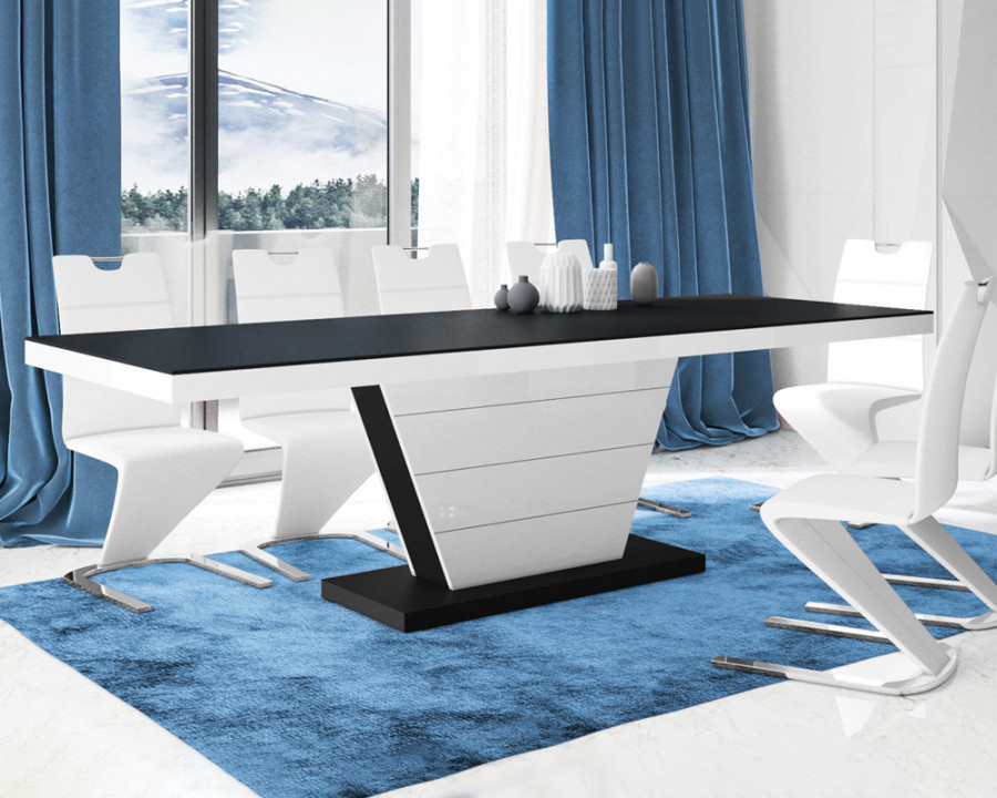 Maxima - Mega Dining Set in High Gloss