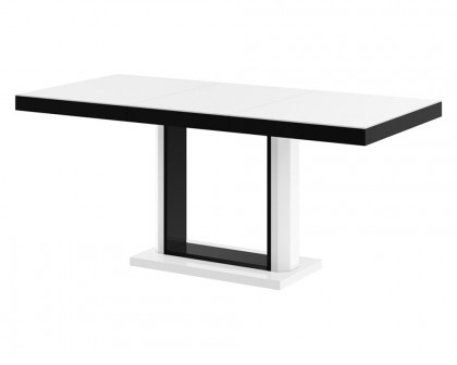 Maxima Quatro Dining Set - White/Black