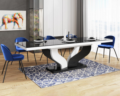 Maxima Viva Extendable Dining Table - White