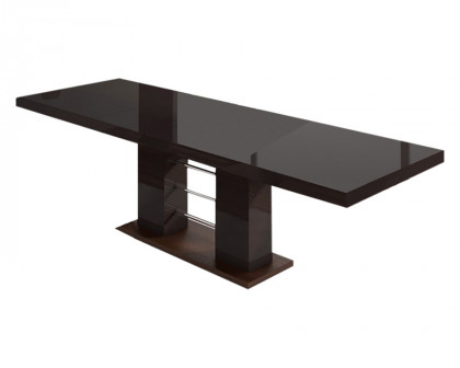 Maxima - Linosa Dining Table with 2 Extension in Gray