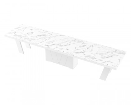 Maxima - Aleta Dining Table with 4 Extension Leaves for up to 20 People