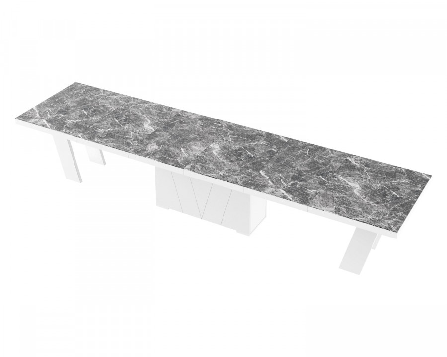 Maxima - Aleta Dining Table with 4 Extension Leaves for up to 20 People