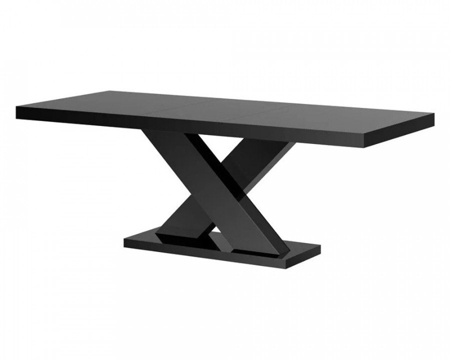 Maxima - Xenon Dining Table with 1 Extension for up to 8 People