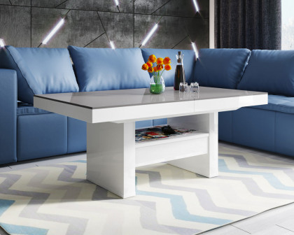 Maxima Aversa Lux Coffee Table/Dining Table - White