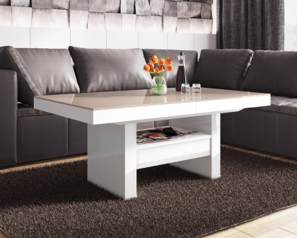 Maxima Aversa Lux Coffee Table/Dining Table - White