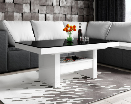 Maxima Aversa Lux Coffee Table/Dining Table - White