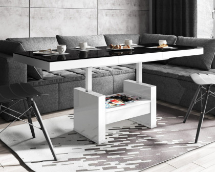 Maxima Aversa Lux Coffee Table/Dining Table - White