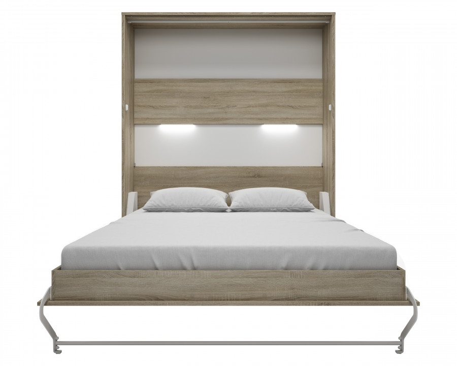 Maxima - Inverto Murphy Vertical Bed in Natural, Queen Size