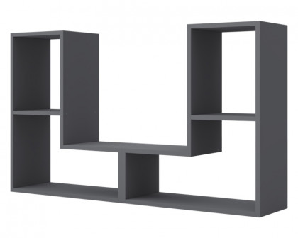 Maxima Liana Bookcase - Slate Gray