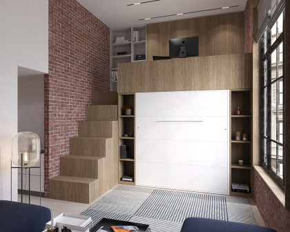 Maxima - Inverto Murphy Bed with LED and Mattress