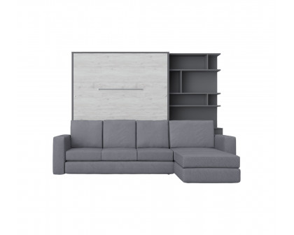 Maxima - Inverto Murphy Bed with Sofa and Bookcase