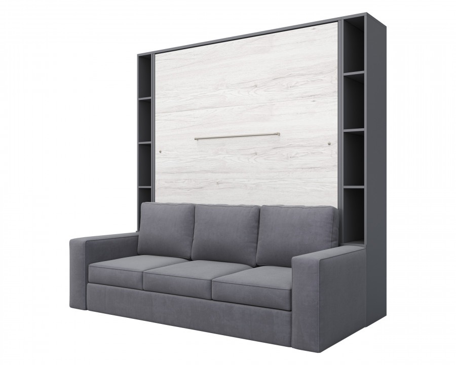 Maxima - Inverto Murphy Vertical Bed Queen Size with Sofa and Two Cabinets