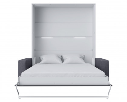 Maxima - Inverto Murphy Vertical Queen Size Bed with Sofa