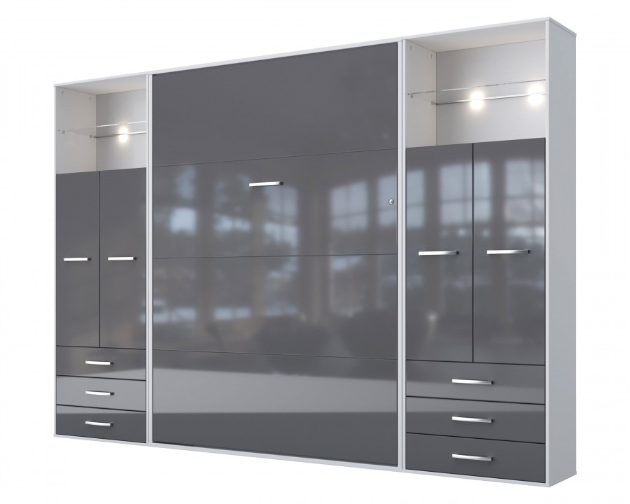 Maxima - Inverto Murphy Vertical Bed with 2 Cabinets