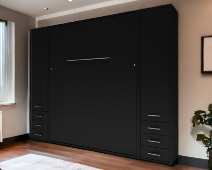 Maxima - Inverto Murphy Vertical Bed with 2 Cabinets in Queen Size