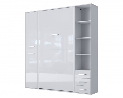 Maxima - Inverto Murphy Vertical Bed with 2 Cabinets and Open Storage