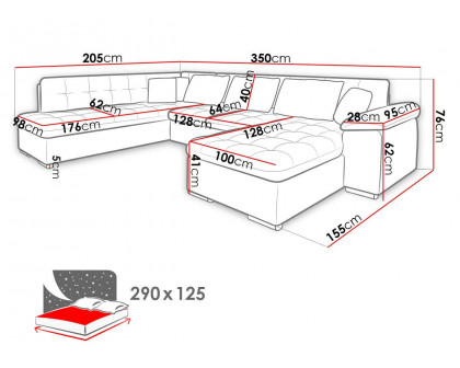 Maxima Leonardo Right Facing Sectional