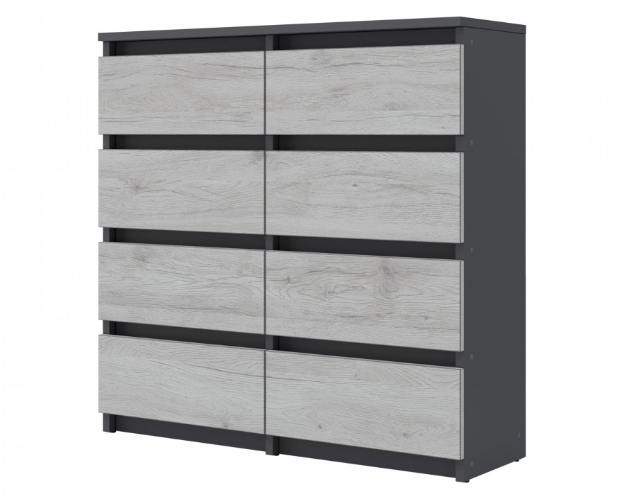 Maxima Ales Double Dresser - Gray/Gray Oak