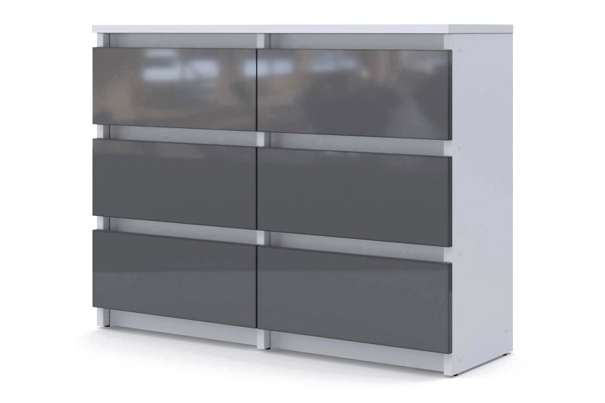 Maxima™ Echo Double Dresser - White/Gray