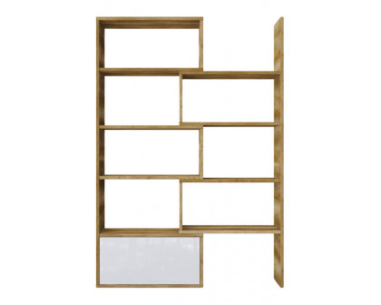 Maxima Pato Modular Bookcase - Natural Oak/White