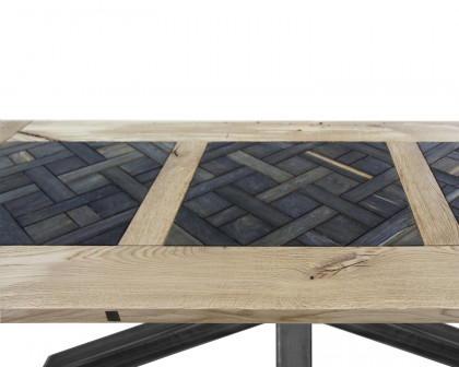 Maxima Edder-Crue Dining Table - Wood/Black