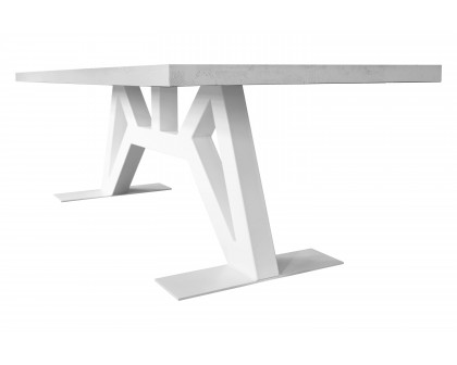 Maxima Grog Dining Table - Red/White