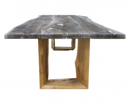 Maxima - Baum- Kante Dining Table in Oak Wood