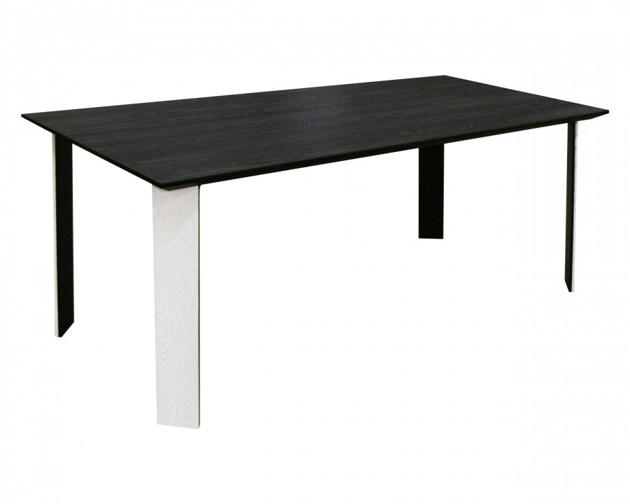 Maxima Kasako-Bw Dining Table - Black/White