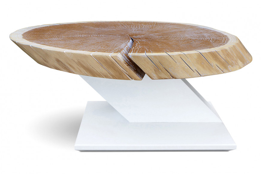 Maxima™ Etico Coffee Table - Oak Wood/Metal