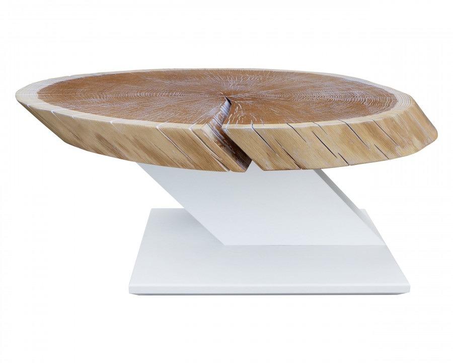 Maxima - Etico Coffee Table in Oak Wood/Metal