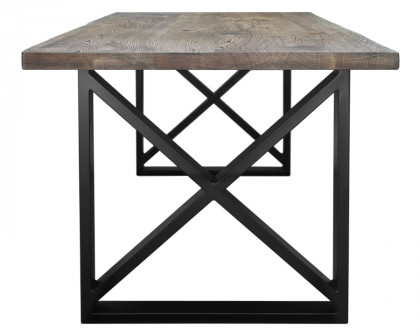 Maxima - Koorb Solid Wood Dining Table in Black